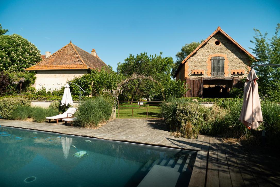 Bed and Breakfast Les Jardins Des Soussilanges Céron Exterior foto